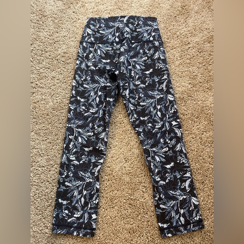 Floral Patterned Lululemon Leggings - Picture 2 of 3